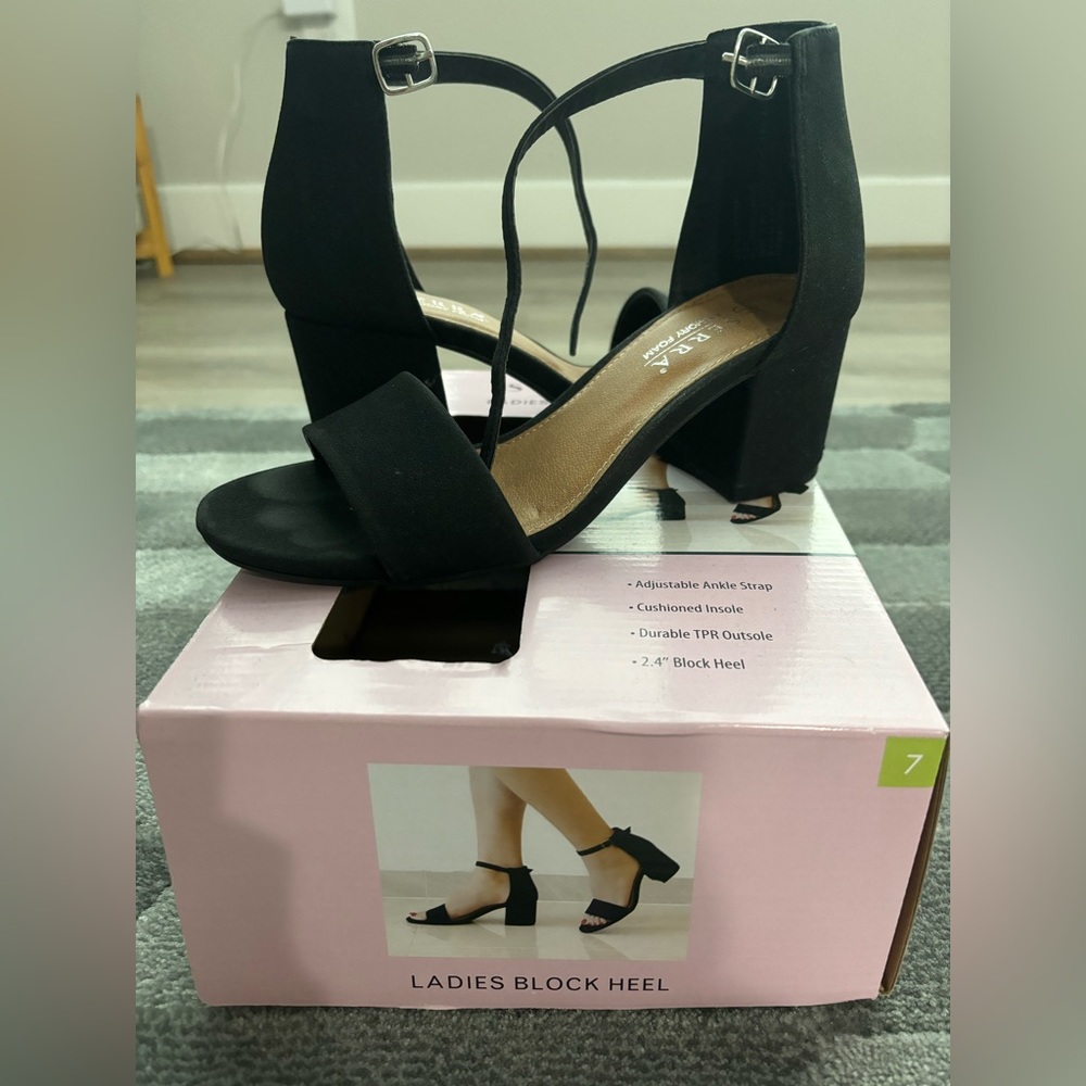 Black heels